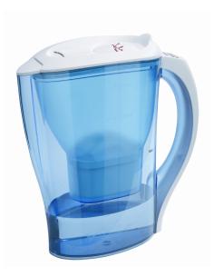 JATA JH01 filtro de agua Filtro de agua para jarra 2,5 L Azul, Transparente, Blanco