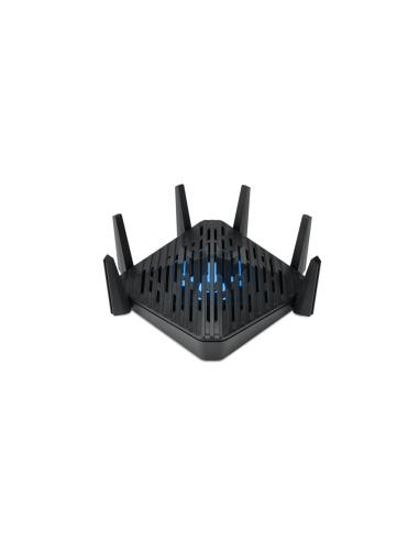 Acer Predator Connect W6 Wi Fi 6E router inalámbrico Gigabit Ethernet Tribanda (2.4 GHz / 5 GHz / 6 GHz) Negro