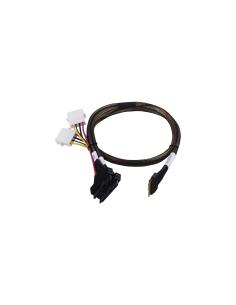 Microchip Technology 2305200-R cable Serial Attached SCSI (SAS) 0,8 m Negro, Multicolor