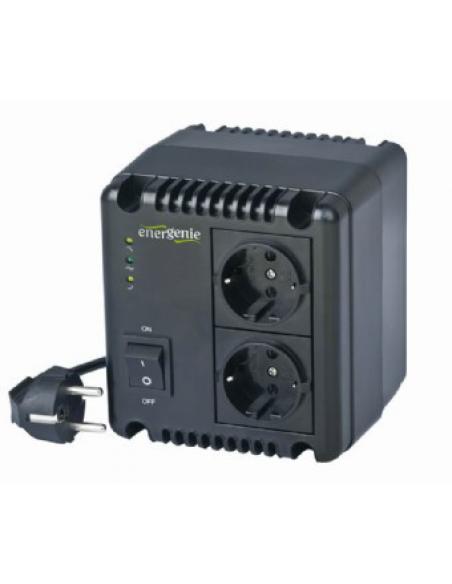 EnerGenie EG-AVR-0501 adaptador e inversor de corriente Interior 300 W Negro