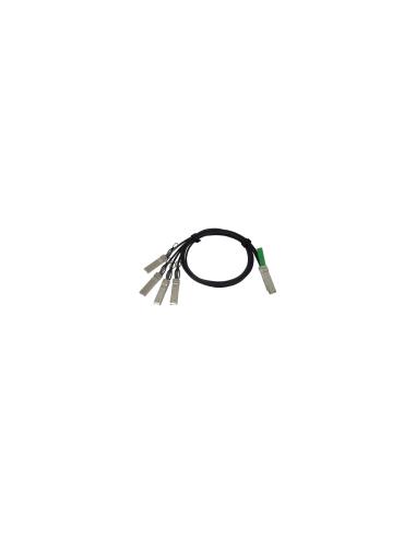 Cisco QSFP - 4xSFP10G, 3m Cable de fibra óptica e InfiniBand QSFP+ 4 x SFP+ Negro