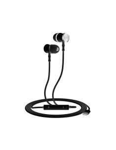 Ksix Auriculares con cable , USB-C para Android + iPhone 15 y posteriores, Micrófono y control de volumen, Negro