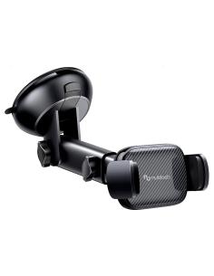 Nubbeh Atlas Soporte Móvil Coche con Carga Inalámbrica QI 15W 3 en 1 Negro