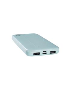 Nubbeh Twister Powerbank 10000mAh USB-A/USB-C QC Turquesa