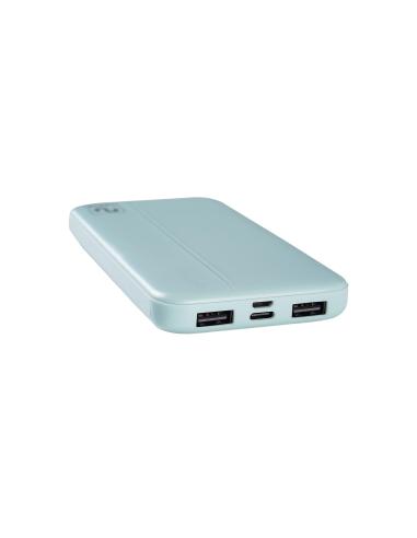 Nubbeh Twister Powerbank 10000mAh USB-A/USB-C QC Turquesa