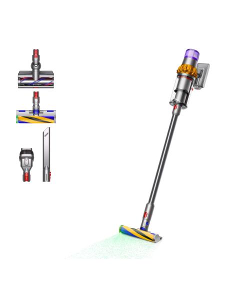 Dyson V15 Detect Absolute aspiradora de mano Níquel, Amarillo Sin bolsa