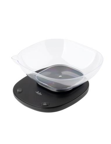 JATA HBAL1709 báscula de cocina Negro Encimera Rectángulo Báscula electrónica de cocina