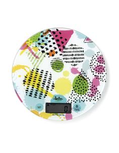 JATA HBAL7240 báscula de cocina Multicolor Encimera Alrededor Báscula electrónica de cocina