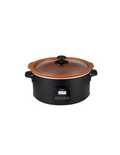 JATA JEOL2145 olla de cocción lenta 5 L 210 W Negro, Terracota