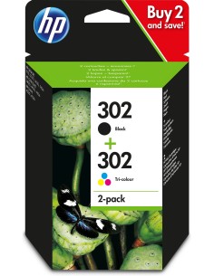 HP 302 Pack Cartucho Tinta Original Negro Color
