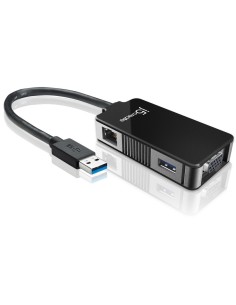 ADAPTADOR J5CREATE USB 3.0 A VGA GIGABIT LAN US JUA370