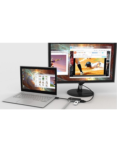 ADAPTADOR J5CREATE USB 3.0 A VGA GIGABIT LAN US JUA370