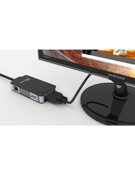 ADAPTADOR J5CREATE USB 3.0 A VGA GIGABIT LAN US JUA370