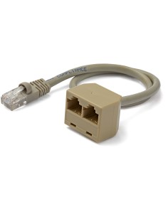 SPLITTER RJ45 MACHO A 2 RJ45 HEMBRA STARTECH RJ45SPLITTER