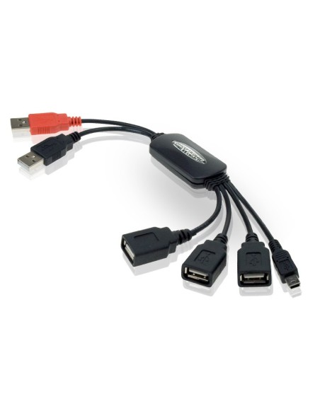 HUB USB 2.0 CONCEPTRONIC 3 PUERTOS USB + 1 MINI USB CFLEXHUB