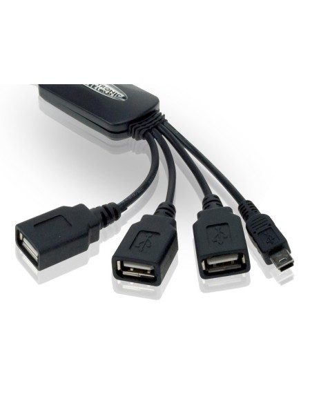 HUB USB 2.0 CONCEPTRONIC 3 PUERTOS USB + 1 MINI USB CFLEXHUB