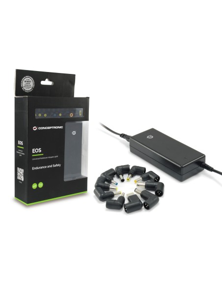 CARGADOR PORTATIL CONCEPTRONIC UNIVERSAL 90W AUTOMATICO 10TIPS CNB90