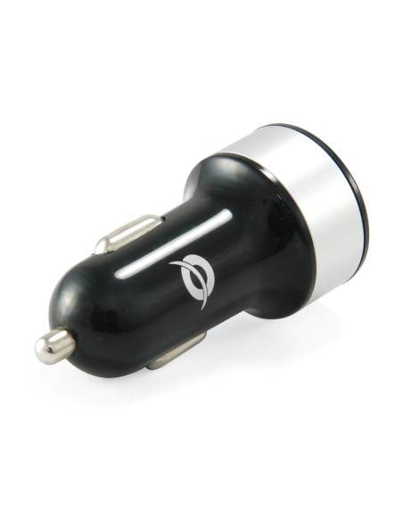 CARGADOR COCHE 2 PTOS USB CONCEPTRONIC NEGRO CUSBCAR2A