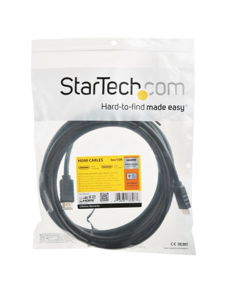 CABLE PARA BLUE-RAY ULTRAHD 4K 2.0 STARTECH CABLE DE 5 M HDMI DE ALTA VELOCIDADPREMIUM COM ETHERM- 4K 60Hz - HDMM5MP