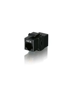 ADAPTADOR RJ45H A RJ45H CAT-6 EQUIP NEGRO 125579