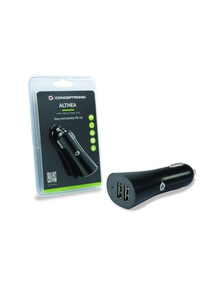 CARGADOR COCHE CONCEPTRONIC 2 USB 4.2A CUSBCAR4A