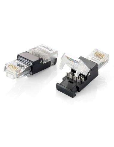 KIT 2 UNIDADES CONECTOR RJ45 EQUIP CAT-6 121165