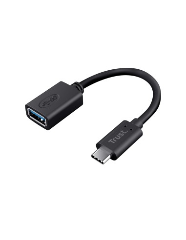 ADAPTADOR USB C M A USB A H TRUST NEGRO 20967