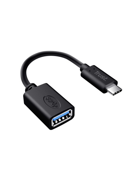 ADAPTADOR USB C M A USB A H TRUST NEGRO 20967