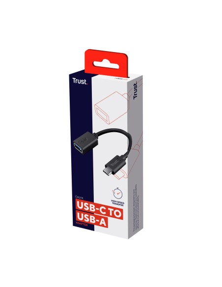 ADAPTADOR USB C M A USB A H TRUST NEGRO 20967