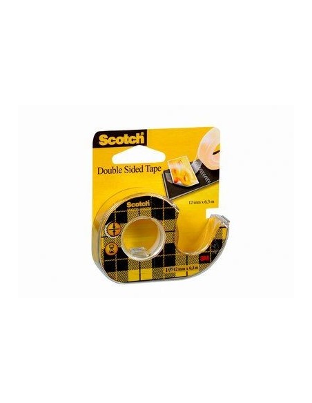 CINTA ADHESIVA DE DOBLE CARA EN PORTARROLLOS SCOTCH 3M 136D