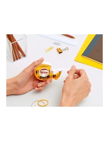CINTA ADHESIVA DE DOBLE CARA EN PORTARROLLOS SCOTCH 3M 136D