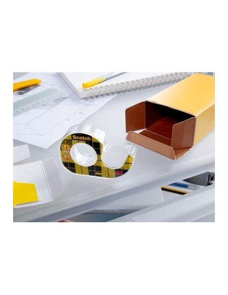 CINTA ADHESIVA DE DOBLE CARA EN PORTARROLLOS SCOTCH 3M 136D