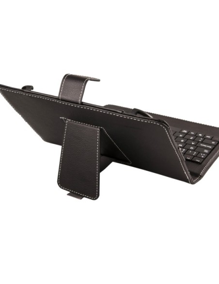 FUNDA TABLET SILVERHT UNIVERSAL CON TECLADO USB TIPO C  9 - 10.1 NEGRA 111916040199