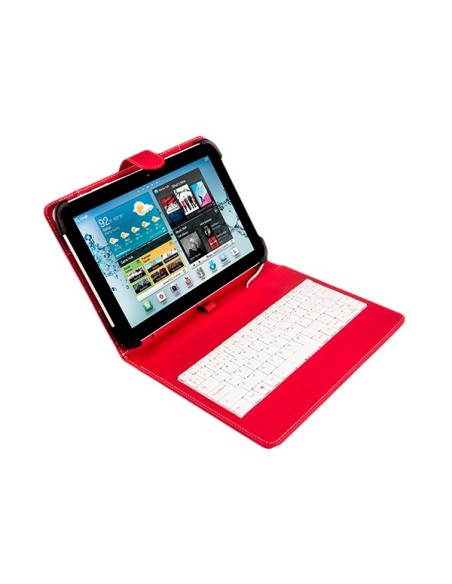 FUNDA TABLET SILVERHT UNIVERSAL  9 - 10.1 CON TECLADO MICRO USB 111916140199