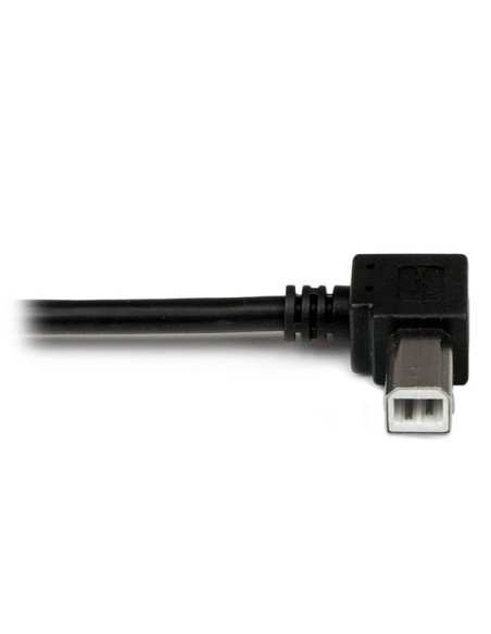 CABLE USB 3M IMPRESORA USB A CABL USB B ACODADO ANGULO IZQUIERDO  USBAB3ML