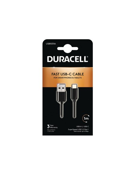 CABLE DURACELL USB TIPO-C A USB 3.0 1M USB5031A