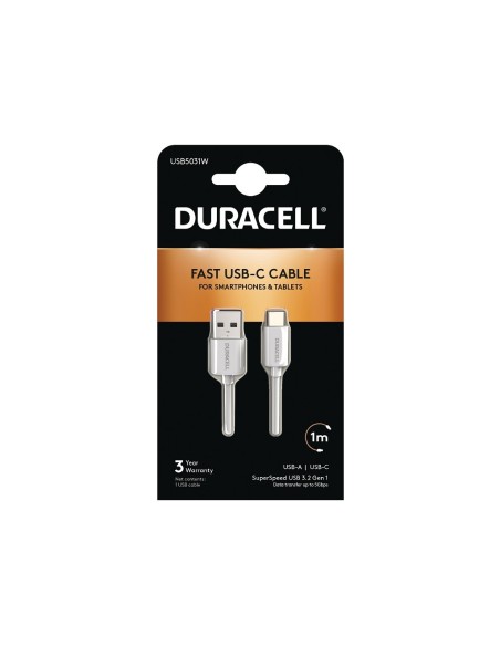 CABLE DURACELL USB TIPO-C A USB 3.0 1M USB5031W