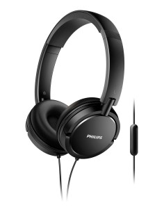 PHILIPS AURICULARES MICROFONO EXTRA BASS SHL5005 NEGRO