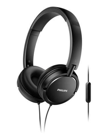 PHILIPS AURICULARES MICROFONO EXTRA BASS SHL5005 NEGRO