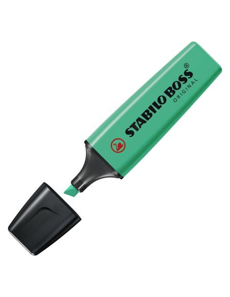 STABILO BOSS ORIGINAL MARCADOR FLUORESCENTE PUNTA BISELADA TURQUESA 70 51