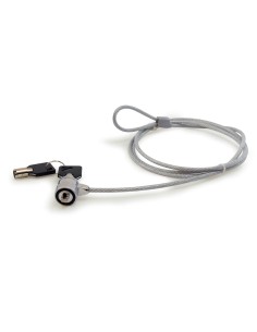 CABLE DE SEGURIDAD PARA PORTATIL EQUIP LIFE CON LLAVE 1.5M PLATA 245401
