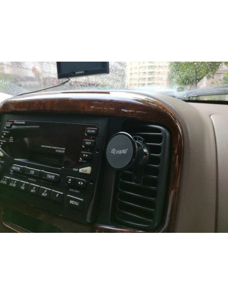 SOPORTE UNVERSAL EQUIP LIFE MAGNETIC CAR HOLDER TOMA VENTILACION SMARTPHONE NEGRO 245431