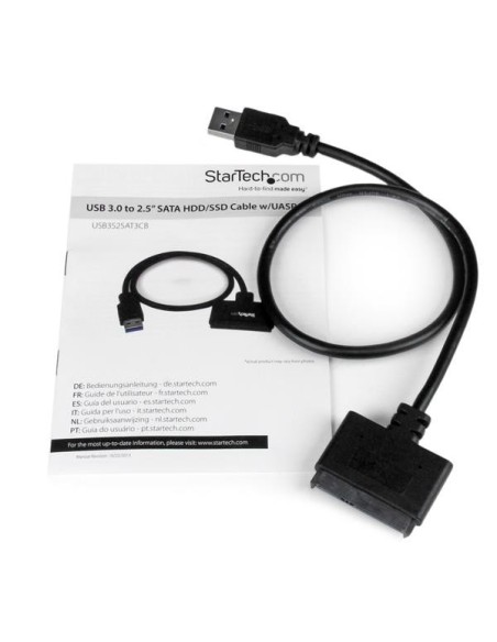 CABLE ADAPTADOR USB 30 UASP ACCS A SATA III PARA DISCO DE 2.5IN USB3S2SAT3CB