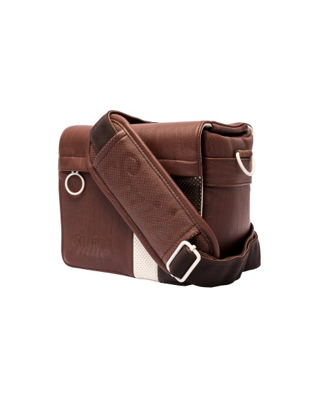 BANDOLERA SMILE URBAN NOMAD INDIANA PARA CAMARA MARRON BLANCO 111653540199