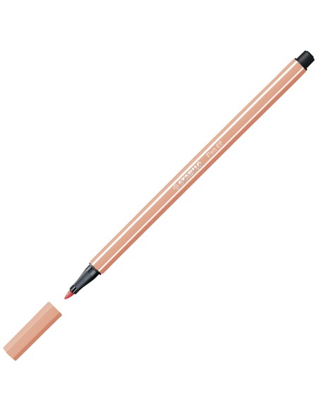 STABILO PEN 68 ESTUCHE DE 8 ROTULADORES COLORES PASTEL PUNTA 1MM TINTA AL AGUA ACUARELABLE 68 8-01