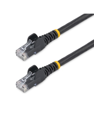 StarTech.com Cable de Red de 10m Negro Cat5e Ethernet RJ45 sin Enganches