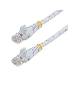 StarTech.com Cable de 3m Blanco de Red Fast Ethernet Cat5e RJ45 sin Enganche - Cable Patch Snagless