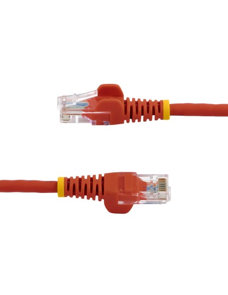 StarTech.com Cable de Red de 0,5m Rojo Cat5e Ethernet RJ45 sin Enganches