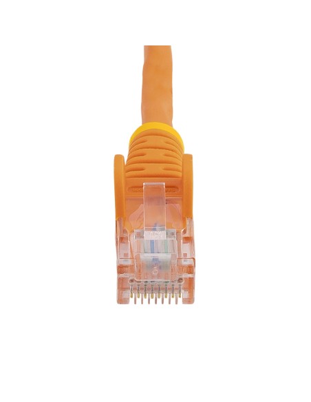 StarTech.com Cable de Red de 5m Naranja Cat5e Ethernet RJ45 sin Enganches