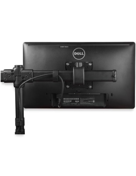 StarTech.com Brazo para Escritorio de Dos Monitores - con Barra Horizontal - Soporte de Mordaza Ojal para Escritorio